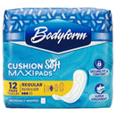 12 Count x Cushion Soft Maxi Sanitary Napkins Regular by Bodyform
