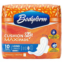 10 Count x Cushion Soft Maxi Sanitary Napkins Long by Bodyform