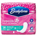 14 Count x Cushion Soft Maxi Sanitary Napkins Regular by Bodyform