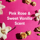 Softsoap Pink Rose & Sweet Vanilla Body Wash 20oz (591ml) (Pack of 3)
