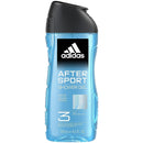 Adidas After Sport Shower Gel 3-in-1 Body Hair Face, 8.4oz (250ml)