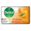 Dettol Re-Energize Antibacterial Soap Bar, 3.5oz (100g)