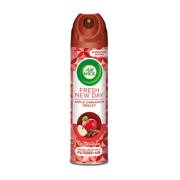 Air Wick Fresh New Day - Apple Cinnamon Medley Air Freshener, 8 oz