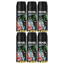 6 Pack x Axe Collision Fresh Forest + Graffiti Body Spray, 150ml