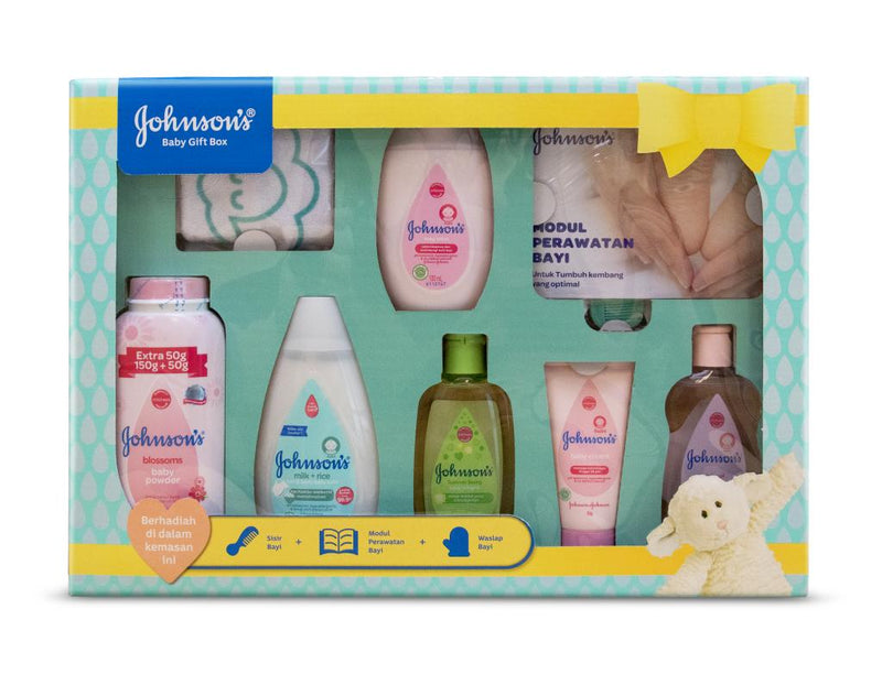 Johnson's Baby Gift Box - 9 Piece Gift Set