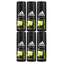 6 Pack x Adidas Pure Game Intense & Bold Deo Body Spray, 150ml