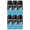 6 Pack x Axe Ice Chill Iced Mint & Lemon Scent Body Spray, 150ml