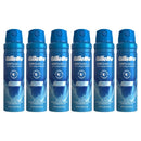 6 Pack x Gillette Dry Shield 24/7 Arctic Ice Dry Spray Antiperspirant, 4.3oz