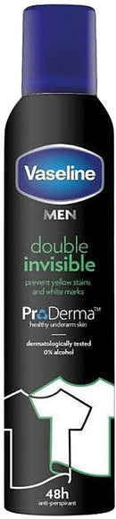 Vaseline Men Double Invisible Anti-Perspirant Spray, 8.45oz (250ml)