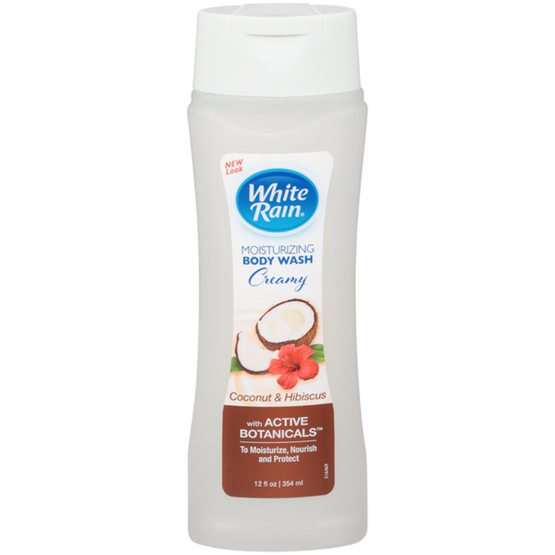 White Rain Coconut & Hibiscus Creamy Moisturizing Body Wash, 12 oz