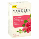Yardley London Wild Rose Moisturizing Bath Bar Soap, 4.25oz. (120g)
