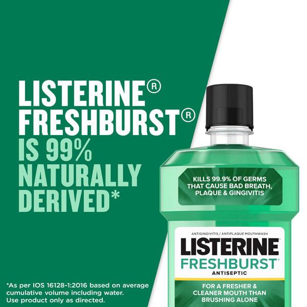 Listerine Freshburst Antiseptic Mouthwash, 8.45oz (250ml) (Pack of 12)