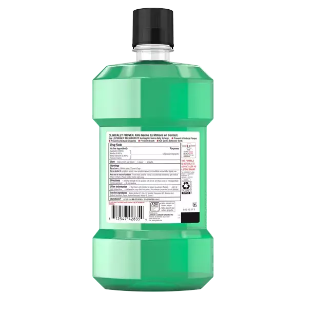 Listerine Freshburst Antiseptic Mouthwash, 25.3oz (750ml) (Pack of 3)