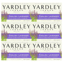 6 Count x Yardley London English Lavender Moisturizing Bath Bar Soap, 4.0 oz Each