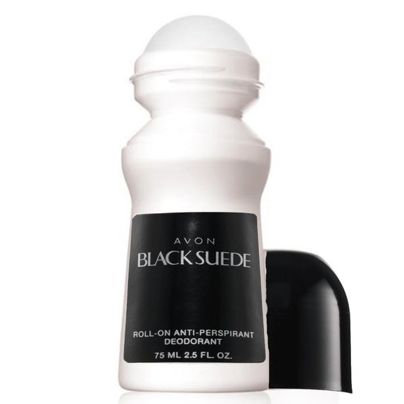 Avon Black Suede Roll-On Antiperspirant Deodorant, 75 ml 2.6 fl oz (Pack of 2)