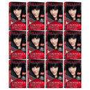 Revlon ColorSilk Beautiful Hair Color - 10 Black (Pack of 12)