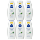 6 Pack x Nivea Creme Aloe & Natural Aloe Body Wash, 22oz. (650ml)