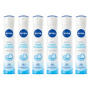 6 Pack x Nivea Fresh Natural 48 Hour Anti-Bacterial Spray, 6.76oz. (200ml)