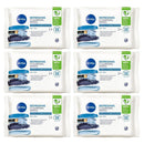 150 Wipes x Nivea Cleansing Wipes Normal & Combination Skin, (Pack of 6)