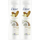 Dove Restoring Care Lotion For Dry Skin Coconut & Almond, 13.5oz (Pack of 2)