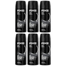 Axe Black Frozen Pear & Cedarwood Deodorant Body Spray, 150ml (5oz) (Pack of 6)