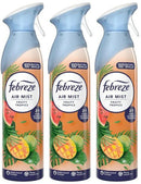 Febreze Air Mist Air Freshener Fruity Tropics Scent, 6.25oz (185ml) (Pack of 3)