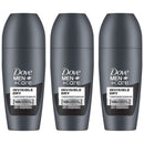 Dove Men+Care Invisible Dry Antiperspirant Roll On Deodorant, 50ml (Pack of 3)