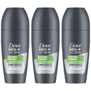 Dove Men + Care Extra Fresh Antiperspirant Roll On Deodorant, 50ml (Pack of 3)
