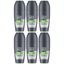 Dove Men + Care Extra Fresh Antiperspirant Roll On Deodorant, 50ml (Pack of 6)