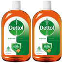 Dettol Antiseptic Liquid - Kills 99.99% Germs, 18.6oz (550ml) (Pack of 2)
