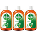 Dettol Antiseptic Liquid - Kills 99.99% Germs, 18.6oz (550ml) (Pack of 3)