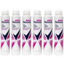 Rexona 72H Biorythm Anti-Transpirant Spray Deodorant 6.76oz (200ml) (Pack of 6)