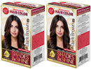 Dark Brown 3.0 Permanent Hair Color - Advanced Formula Kit (Pack of 2)