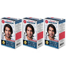 Black 1.1 Men Permanent Hair Color - Premium Advanced Formula Kit (Pack of 3)