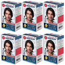 Black 1.1 Men Permanent Hair Color - Premium Advanced Formula Kit (Pack of 6)