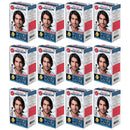 Black 1.1 Men Permanent Hair Color - Premium Advanced Formula Kit (Pack of 12)