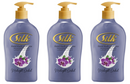 Silk Midnight Orchid Hand Soap Moisturizing Milk Cream, 13.6oz (Pack of 3)