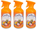 Air Breeze Tropical Fruits Mini Air Freshener Spray, 8.5oz. (250ml) (Pack of 3)