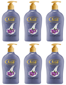 Silk Midnight Orchid Hand Soap Moisturizing Milk Cream, 13.6oz (Pack of 6)