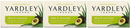 Yardley London Aloe & Avocado Moisturizing Bath Bar Soap, 4.25oz. (Pack of 3)