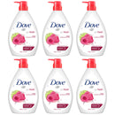 Dove Go Fresh Raspberry & Lime Scent Nourishing Body Wash, 33.8 oz (Pack of 6)