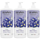 Bluma Bagnoschiuma Body Wash - Purple Iris (Made in Italy), 33.8oz (Pack of 3)