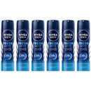Nivea Men Fresh Active 48 Hour Deodorant Spray, 5oz (150ml) (Pack of 6)