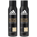 Adidas Victory League Deodorant Body Spray - Vibrant & Spicy, 5oz. (Pack of 2)