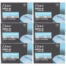 Dove Men+Care Clean Comfort Body & Face Bar Soap, 3.5oz (100g) (Pack of 6)