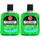 Brisk Scented Aftershave, 5oz. (147ml) (Pack of 2)