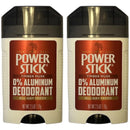 Power Stick Timber Musk 0% Aluminum All Day Fresh Deodorant, 2.5oz. (Pack of 2)