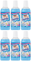 Suavitel Field Flowers Liquid Fabric Softener, 11oz. (325ml) (Pack of 6)