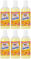 Suavitel Morning Sun Liquid Fabric Conditioner, 11oz. (325ml) (Pack of 6)