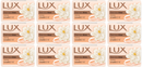 LUX Flaw-less Glow Bar Soap Jasmine & Vitamin C + E, 75g (2.65oz) (Pack of 12)